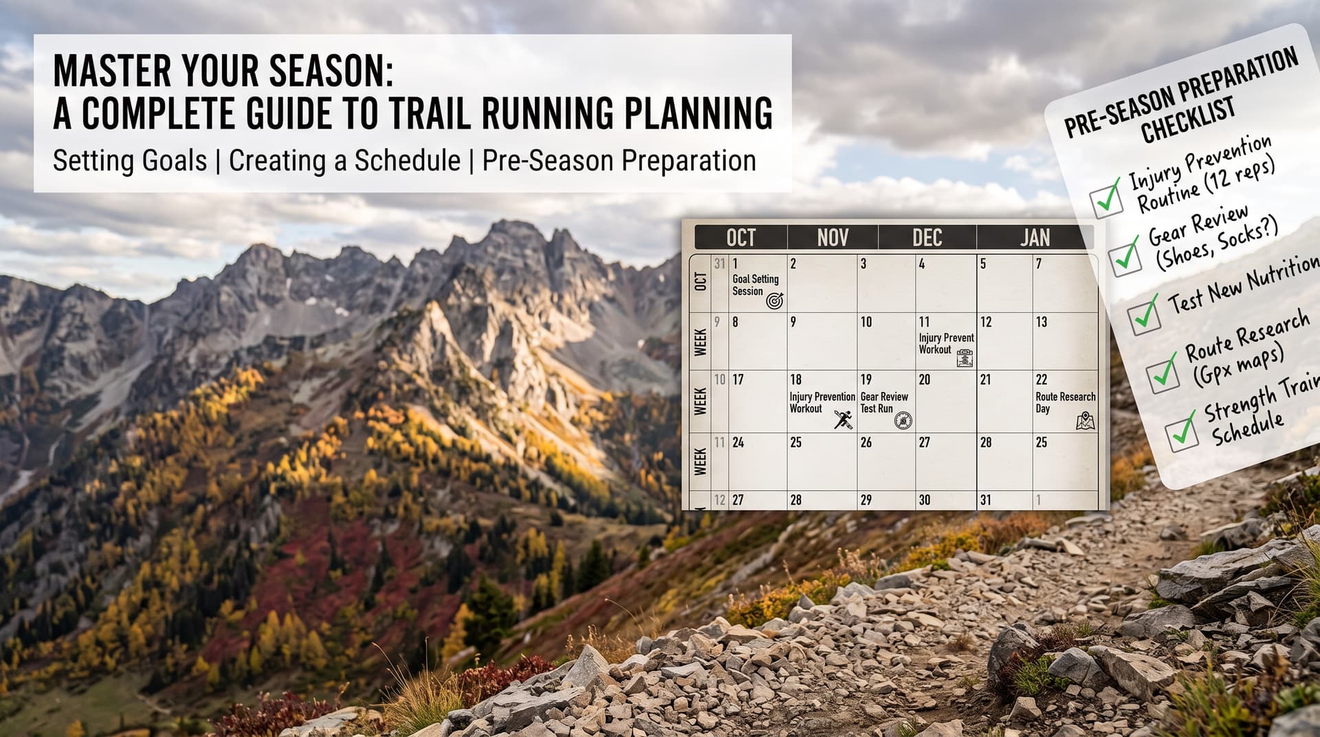 The season planning guide: which race, which month, which order?